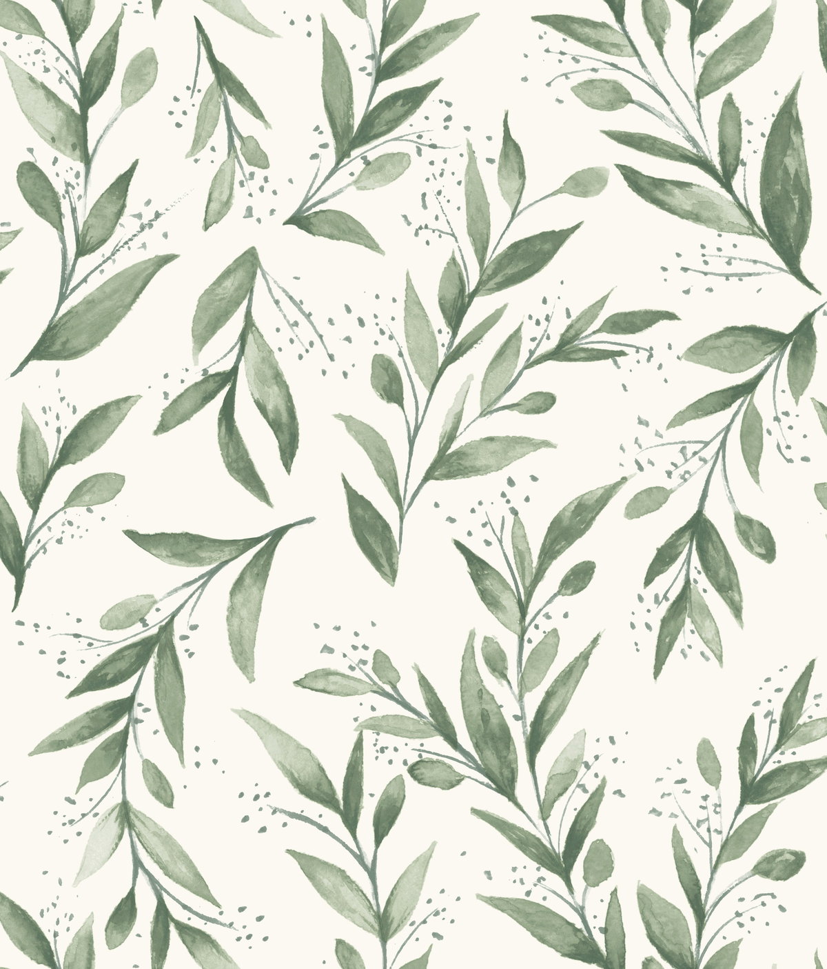 Magnolia Home Olive Branch Olive Grove Peel & Stick Wallpaper, by York Wall, 20' length x 1'8.5" width x 0.02" depth
