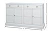 Center Media Base  Cortina White, by Sarreid, 1'8" length x 5'2" width x 3'1" height thumbnail 12