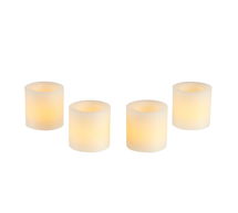 Online Designer Patio Flameless LED Wax Votive Candles - Set of 4