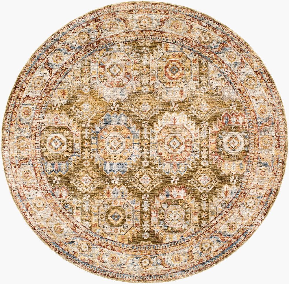 Mona Lisa Machine Woven Rug, by Surya, 5'2.99" length x 5'2.99" width