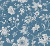 Sutton Blue Wallpaper, by York Wall, 27' length x 2'3" width x 0.02" depth thumbnail 1