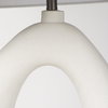 Tao 20.0L x 20.0W x 33.0H Cream Base with White Shade Table Lamp, by Mercana, 18" length x 18" width x 31.3" height thumbnail 9