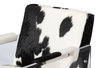 Holloway Armchair, Black & White, Seating by Sarreid, 24" length x 32" width x 31" height thumbnail 4