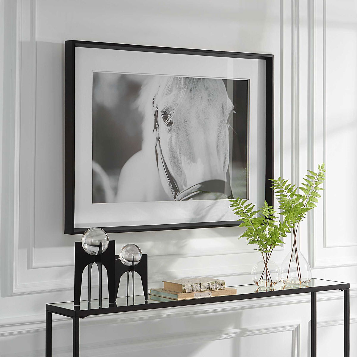Eyes On The Prize Framed Print, Art by Uttermost, 46.25" width x 34.25" height x 2.5" depth View 4