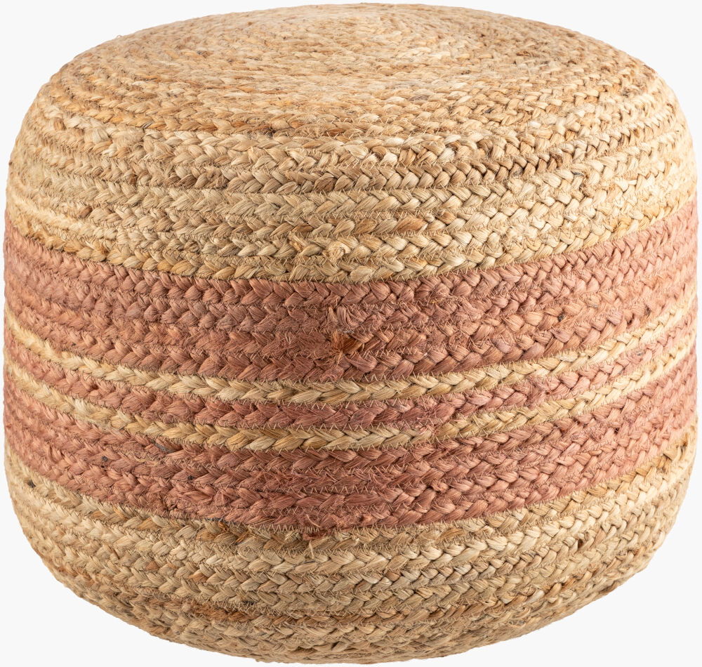 Mallows Pouf, Ottoman by Surya, 18" width x 14" height