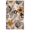 Jaipur Living Petal Pusher Handmade Floral Multicolor White Area Rug thumbnail 0