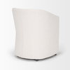 Sondra Oatmeal Performance Fabric Upholstered Club Dining Chair, by Mercana, 25.5" length x 23.75" width x 31.5" height thumbnail 10
