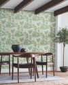 Eden Retreat Green & Gold Wallpaper thumbnail 1