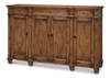 Diamond Wall Sideboard  Brown, by Sarreid, 1'6" length x 5'5" width x 3'5" height thumbnail 1