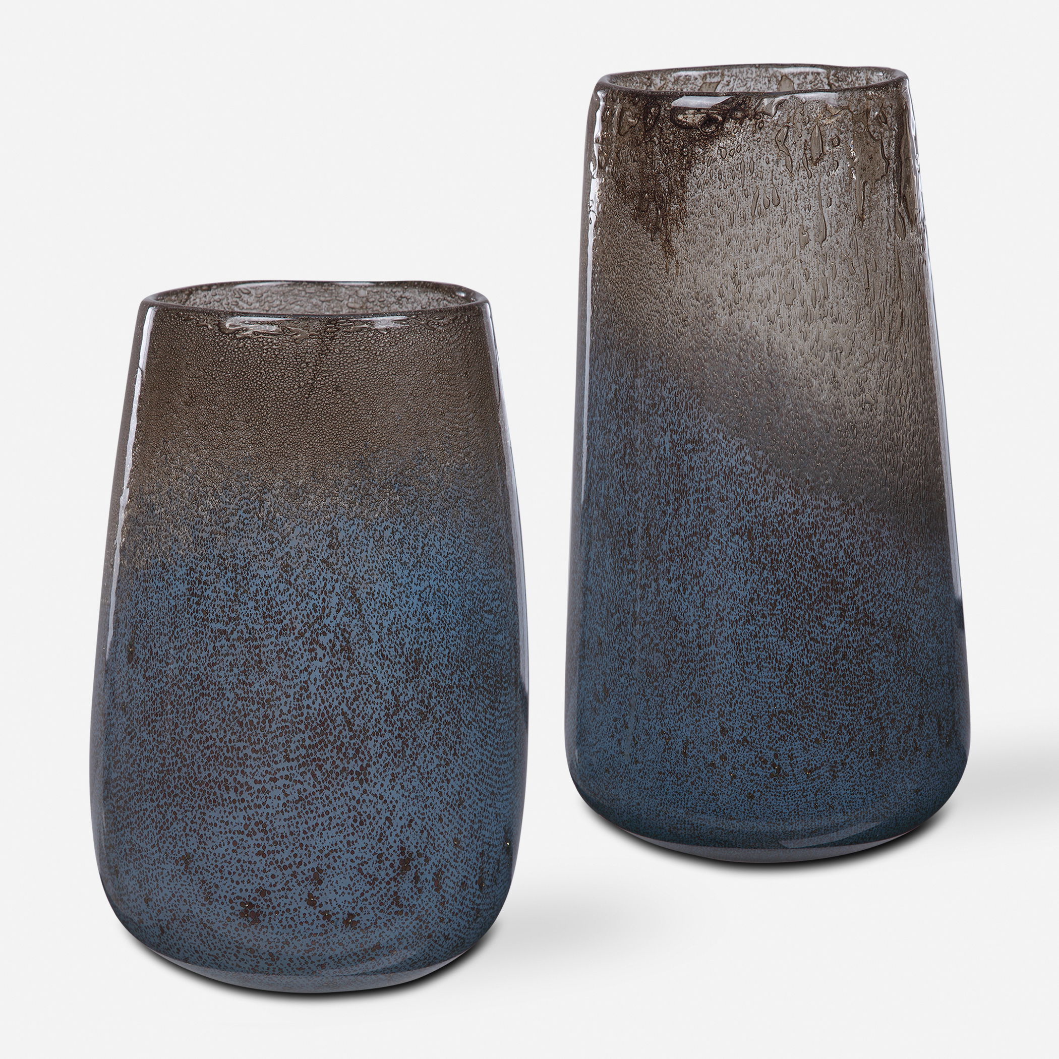 Ione Seeded Glass Vases, S/2 large image 