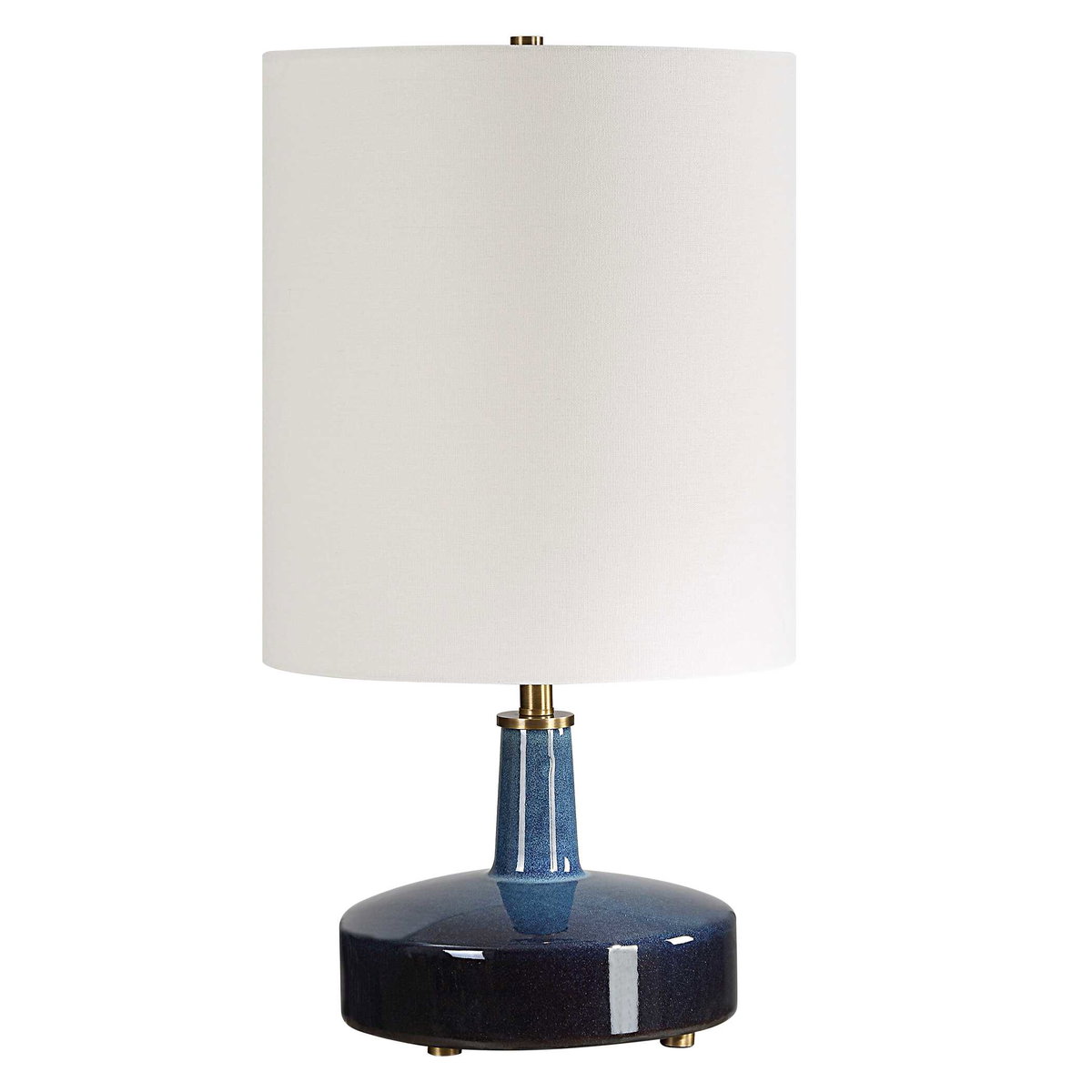 Abyss Blue Table Lamp, by Uttermost, 12" width x 22.5" height x 12" depth View 5
