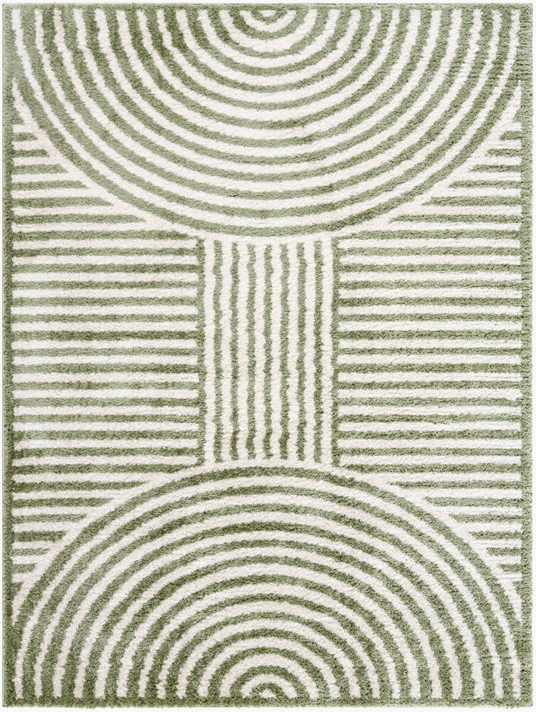 Fossay Shag Machine Woven Rug, by Surya, 2'11.43" length x 1'11.62" width