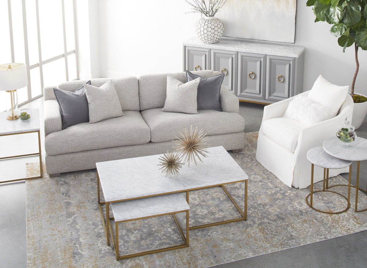 Carrera Round Nesting Accent Table, Side & End Table by Essentials for Living, 21" width x 22.5" height x 21" depth View 7