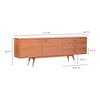 Sienna Small Sideboard Brown thumbnail 10