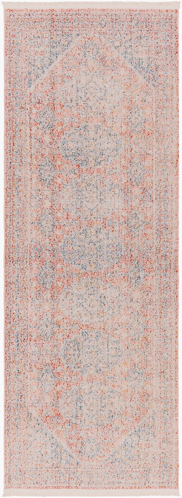 Subtle Machine Woven Rug, by Surya, 7'2.61" length x 2'7.5" width