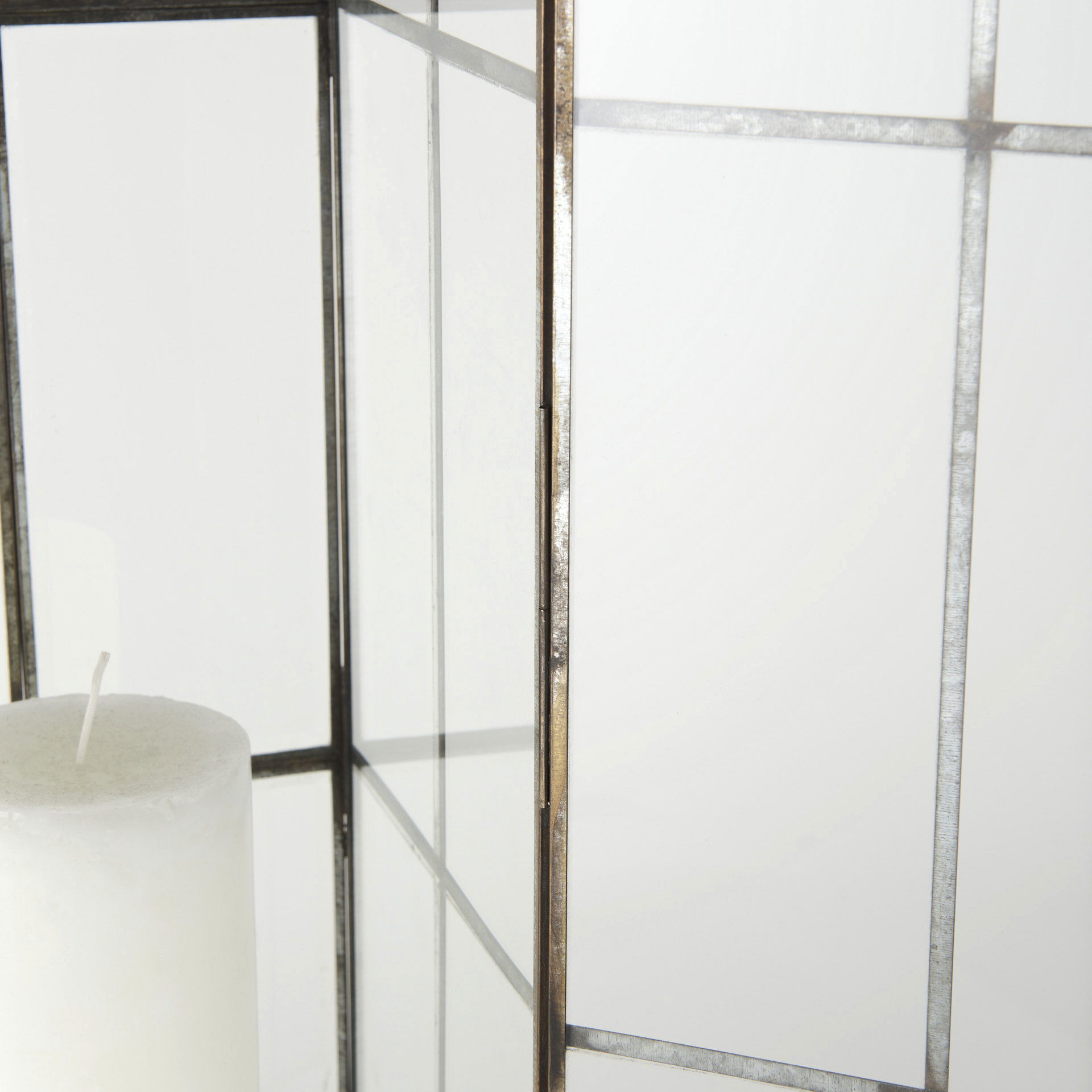 Grimwig (Large) 8L x 8W x 31H LANTERN with SHEET BASE WITHOUT BEVEL, Lighting by Mercana, 8.27" length x 8.27" width x 31.1" height View 15