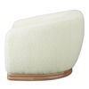 Marlowe Lounge Chair Cream, Accent Chair by Moe's Home, 43.25" width x 30" height x 37" depth thumbnail 3