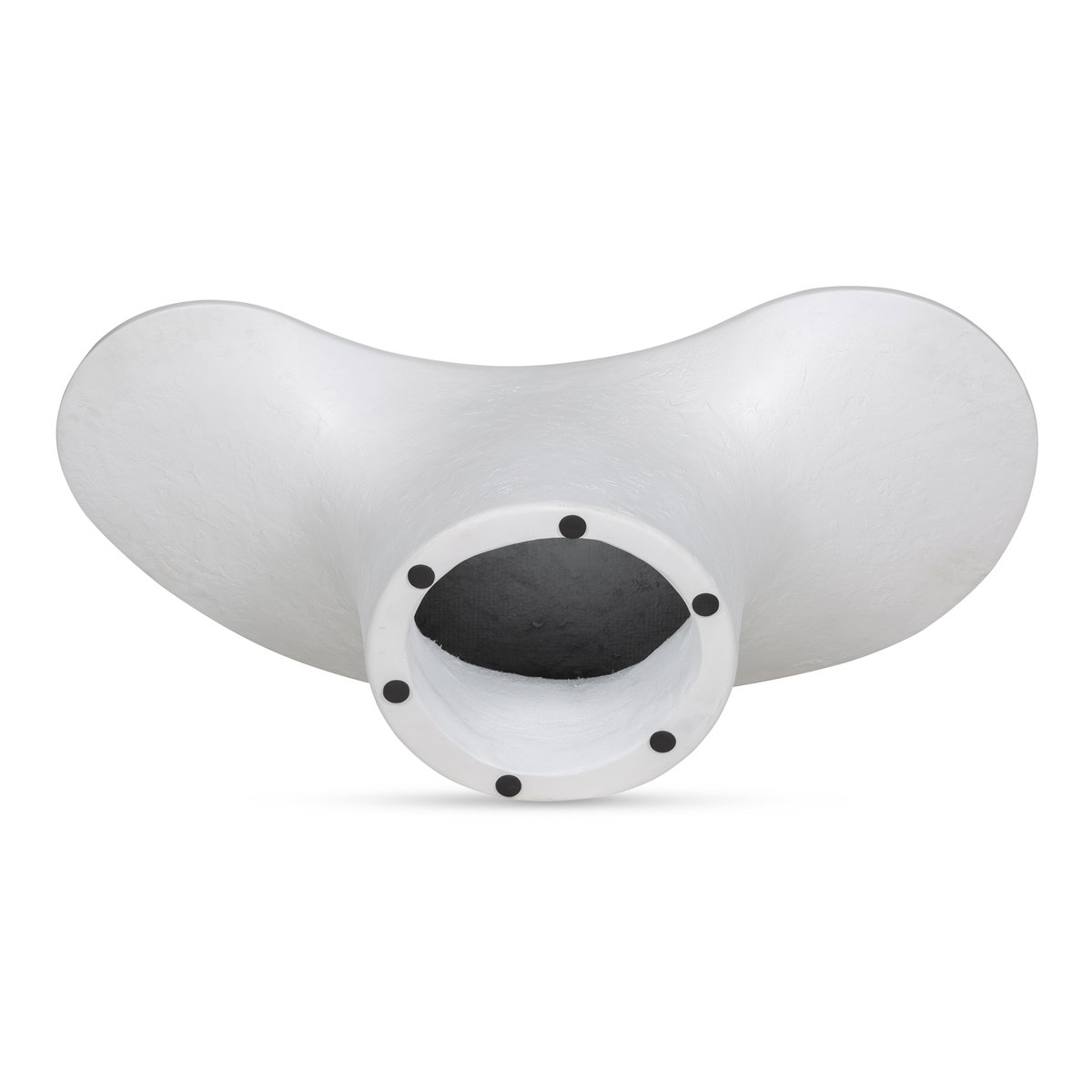Yumi Outdoor Coffee Table White, by Moe's Home, 47" width x 15.5" height x 23.6" depth View 6
