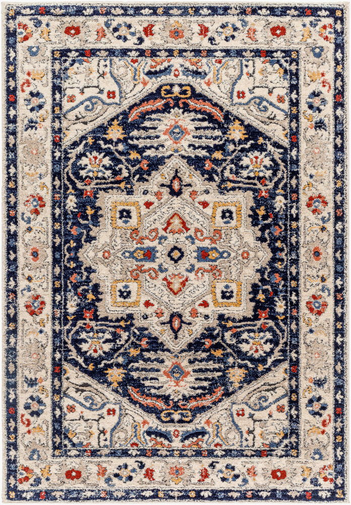Liebe Machine Woven Rug, by Surya, 1'3.75" length x 1'3.75" width