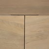Darwin Light Brown Wooden 2 Door with 2 Shelves Accent Cabinet thumbnail 8