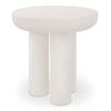 Rocca Side Table Cream, Side & End Table by Moe's Home, 19.69" width x 20.08" height x 19.69" depth thumbnail 3