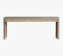 Online Designer Bedroom Pismo Console Desk, Rustic Warm Gray