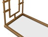 Brass Gate Console Table, by Sarreid, 1' length x 4' width x 2'9" height thumbnail 7