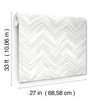 Polished Chevron White & Silver Wallpaper 8 Polished Chevron White & Silver Wallpaper thumbnail 8