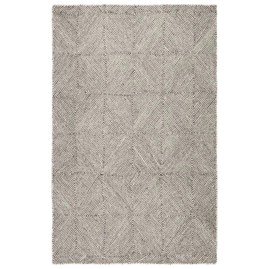 Thurston Hand-Tufted White/Gray Area Rug large image 