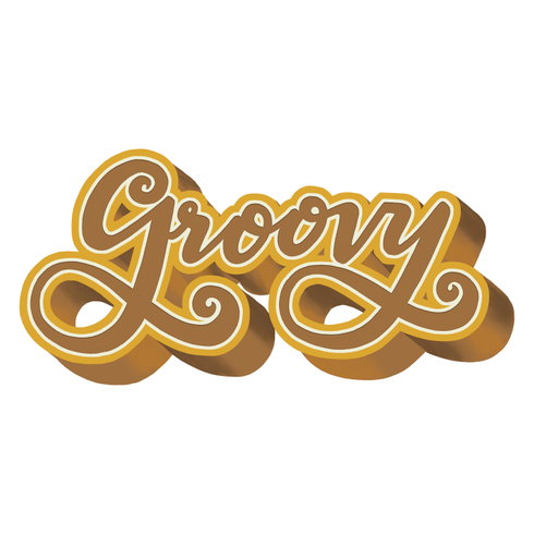 Groovy Retro XL Giant Wall Decals