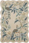 Rifle Paper Co. x Loloi Silhouette Rug, 1'6" length x 1'6" width thumbnail 1