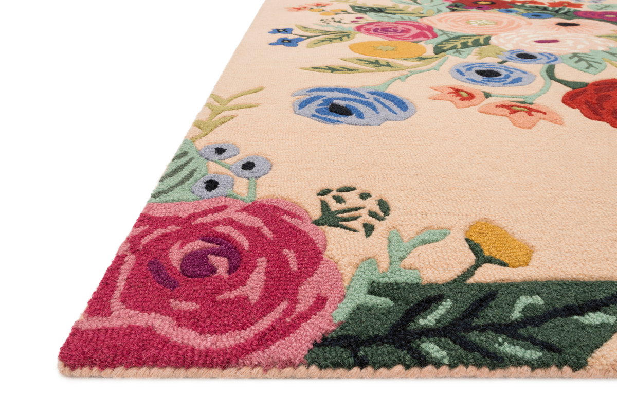 Rifle Paper Co. x Loloi Les Fleurs Rug, 7'9" length x 9'9" width View 2