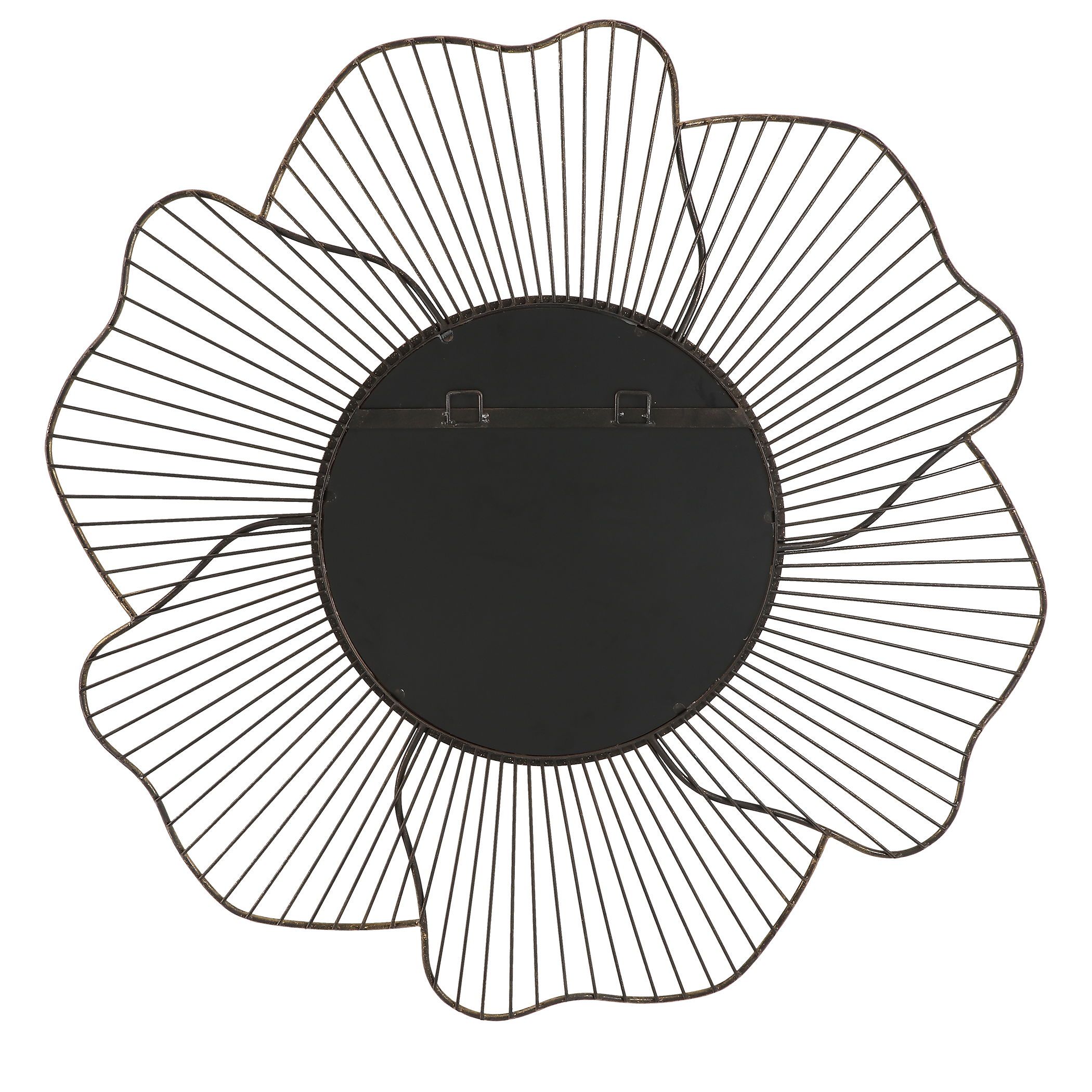 Blossom Gold Floral Mirror, by Uttermost, 42.75" width x 42.75" height x 3.25" depth View 8