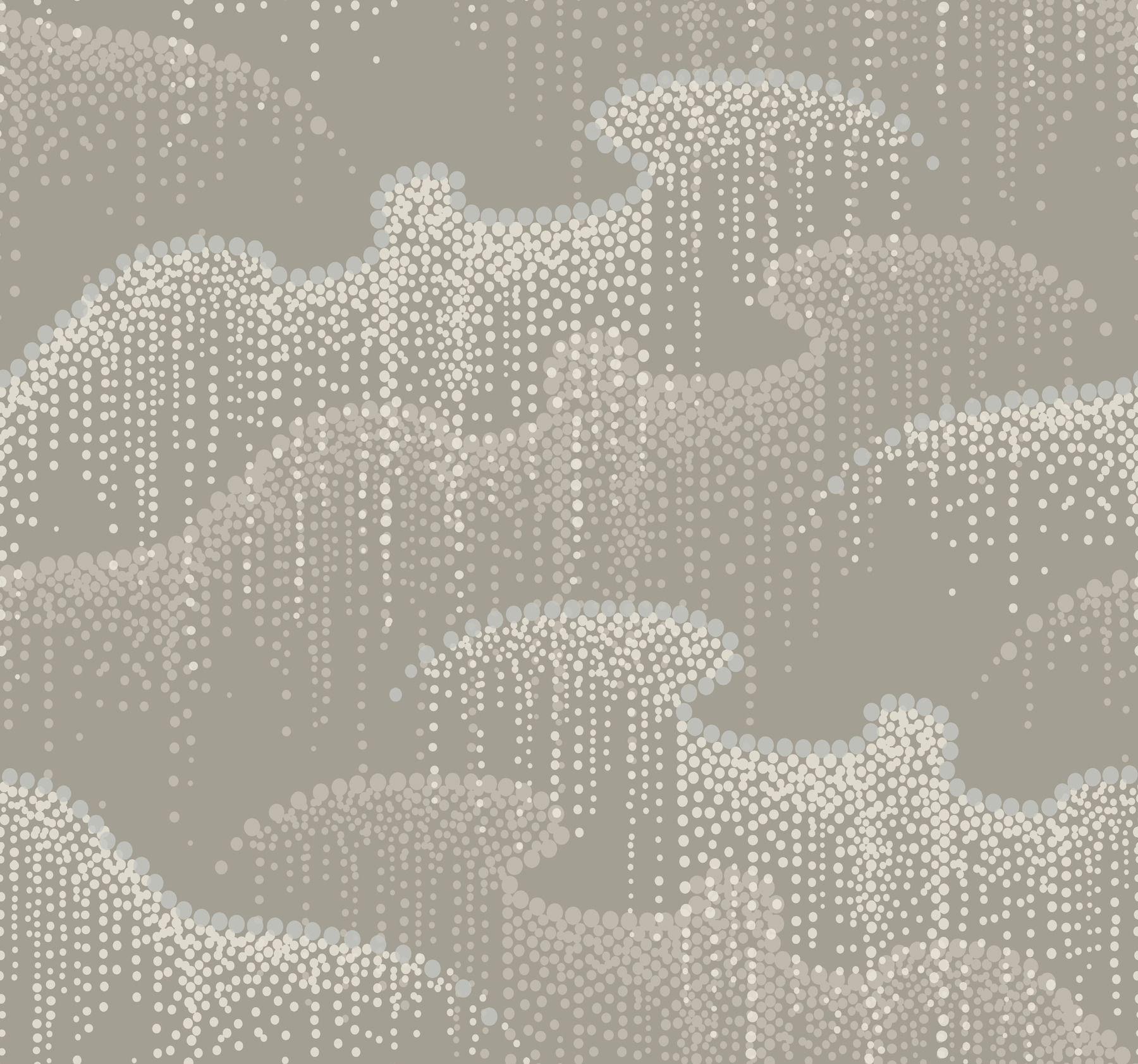 Moonlight Pearls Taupe Wallpaper large image 