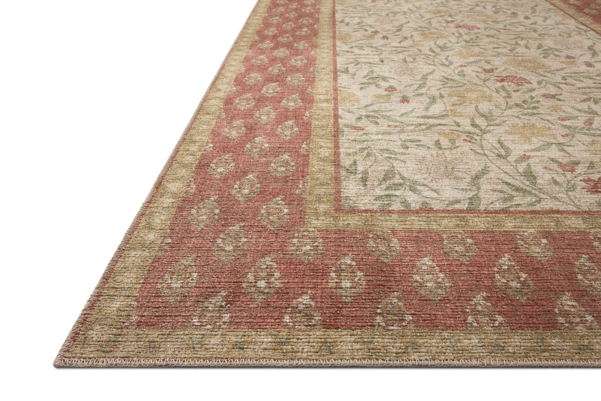 Rifle Paper Co. x Loloi Edinburgh Rug, 1'6" length x 1'6" width View 4