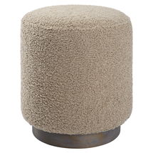 Online Designer Combined Living/Dining Avila Latte Round Ottoman