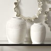 Luna Ridge White Ceramic Vases Set/2, by Uttermost, 11.75" width x 14.25" height x 11.75" depth thumbnail 3