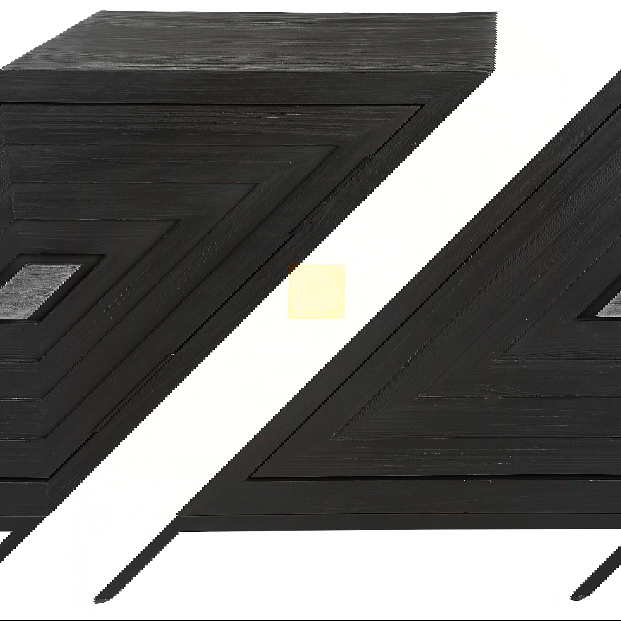 Aiken Geometric Cabinet / End Table, Furniture by Uttermost, 22.25" width x 25.5" height x 20" depth View 1