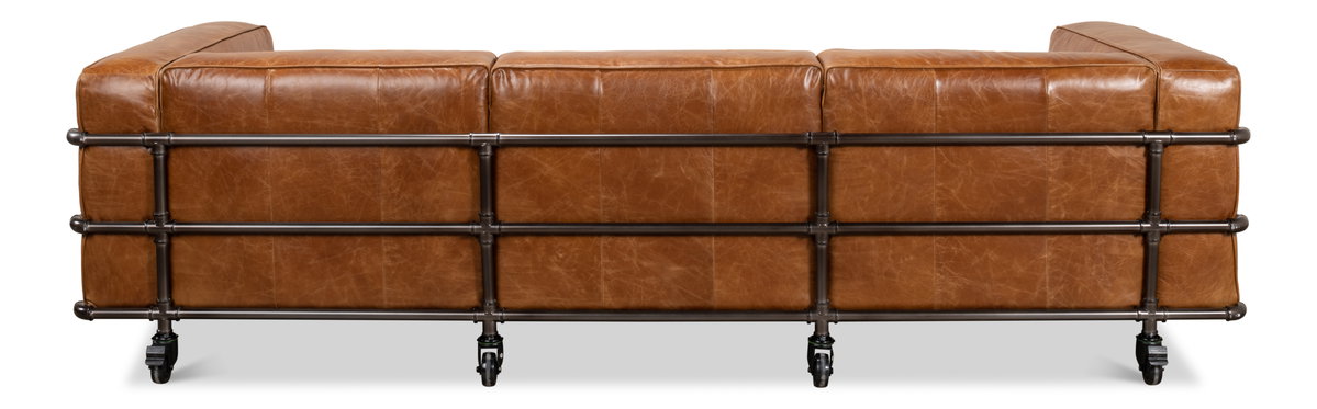 Antwerp Sofa, by Sarreid, 3'4" length x 8'6" width x 2'4" height View 10