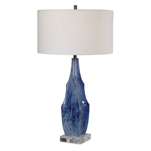 Everard Blue Table Lamp