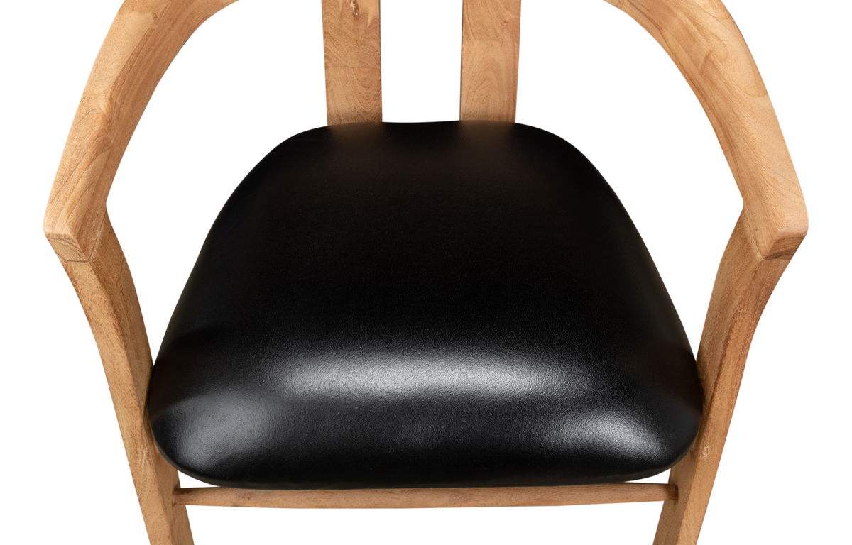 Rift Dining Chair, by Sarreid, 1'7" length x 1'11" width x 2'5" height View 5