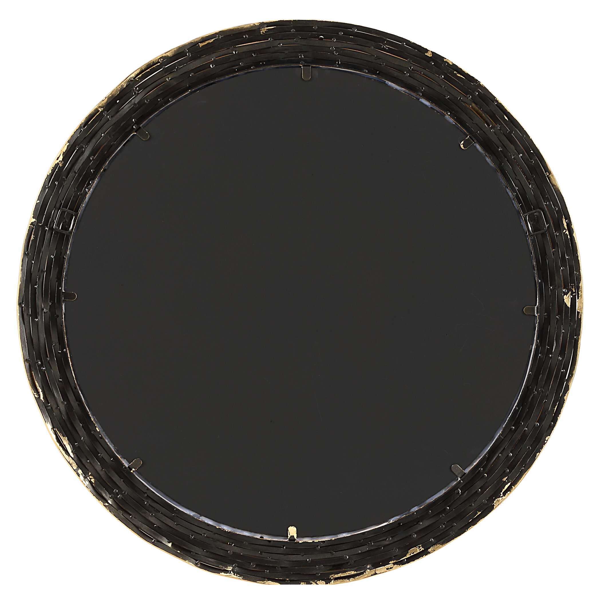 Celeste Gold Round Mirror large image 
