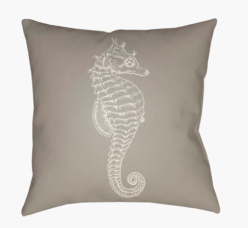 Seahorse Accent Pillow
