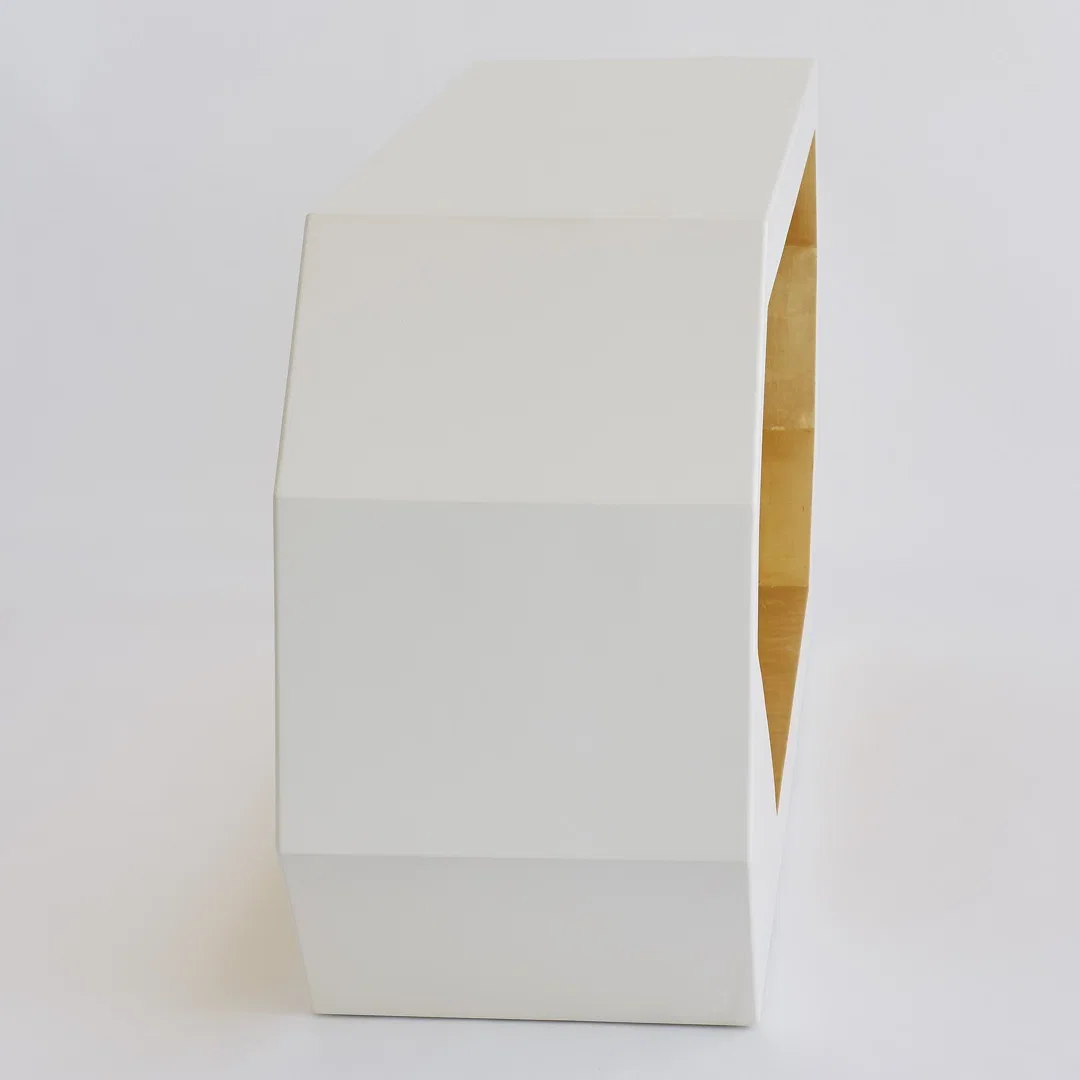 Facet Console-Gold Leaf, Console Table by Global Views, 90" width x 36" height x 22" depth View 8