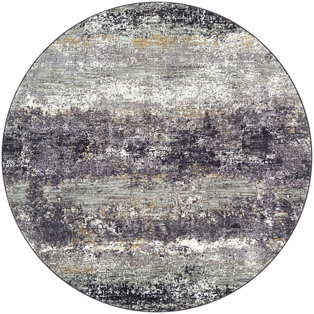 Gakko Machine Woven Rug, by Surya, 5'2.99" length x 5'2.99" width