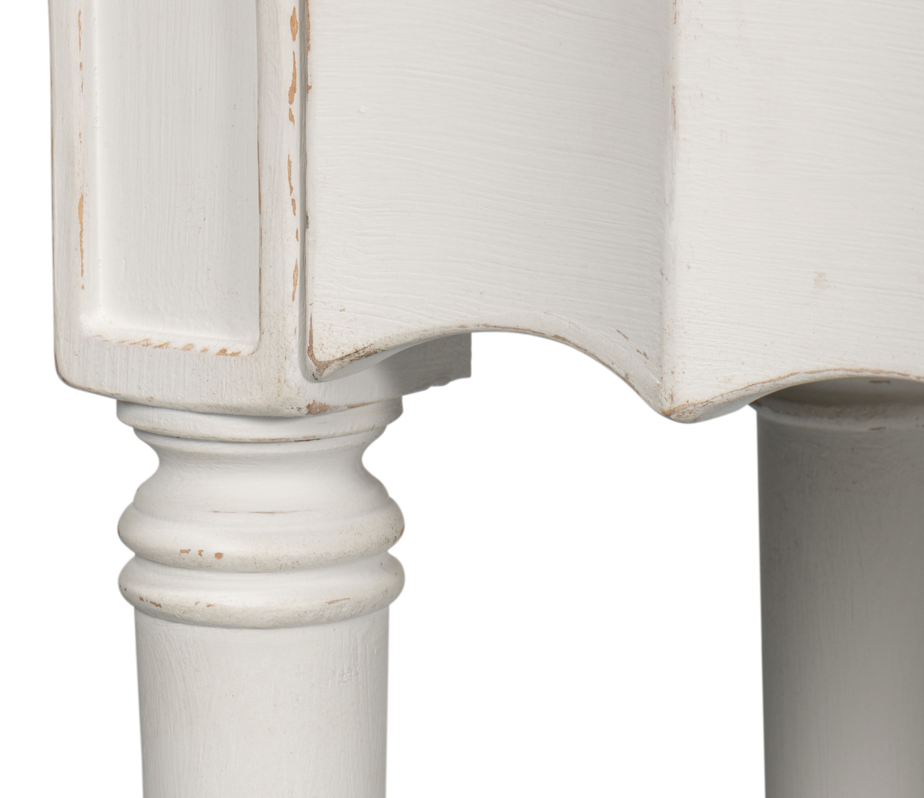 Chantal Console Table Antique White, by Sarreid, 93" length x 18" width x 36" height View 8