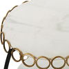 Chainlink White Marble Side Table thumbnail 5