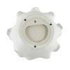 Wave Crest White Outdoor Bowl, Decorative Tray by Uttermost, 20" width x 4" height x 20" depth thumbnail 8