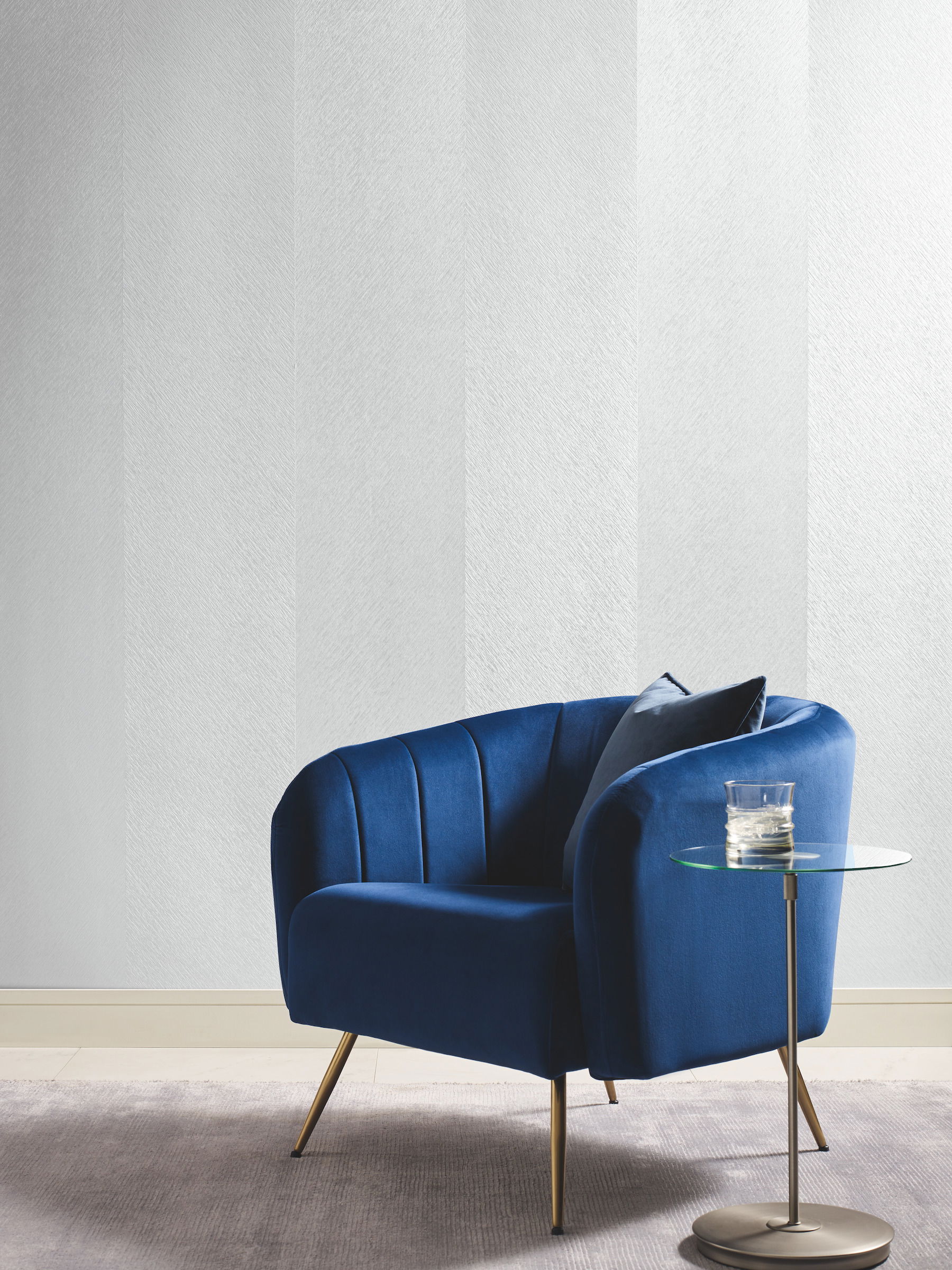 Etched Chevron White Wallpaper Etched Chevron White Wallpaper large image
