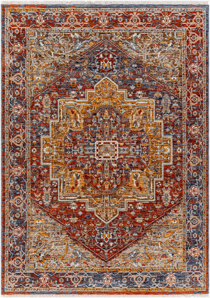 Misterio Machine Woven Rug, by Surya, 1'3.75" length x 1'3.75" width